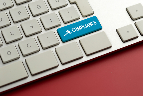 compliance on a keyboard